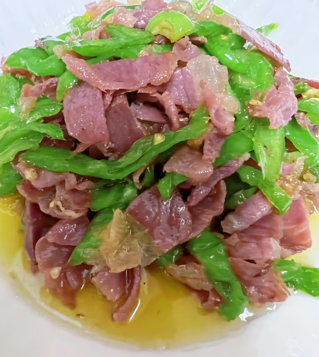 宣威火腿之青椒火腿超级美味